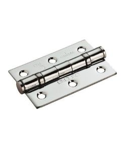 (C) HIN1322/7BLK/BP CARLISLE BRASS BEARING HINGE 76 X 51 X 2MM  BLACK [PK-2]