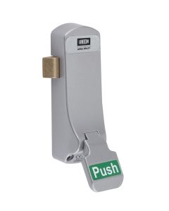 J-CE854EL-SIL UNION EXISAFE EMERGENCY LATCH DEVICE, SILVER FINISH (EN-179)