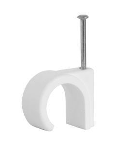 PPJ161 8.0MM FLEX CLIPS WHITE [PK X 10]