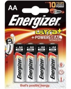 EVER READY ENERGIZER ULTRA+ BATTERIES LR6 AA [PK X 4]