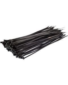 JB704 BLACK CABLE TIES 160 X 3.6MM [PK X 100]