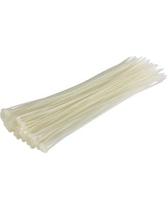 JB708N CLEAR CABLE TIES 300 X 4.8MM [PK X 100]