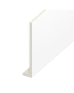 KESTREL REVEAL LINER FASCIA CAPPING BOARD 160MM X 9MM X 5M - B/WHITE