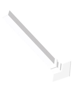 KESTREL OGEE INTERNAL CORNER JOINT 300MM - B/WHITE