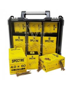 OPSPE900Y FORGEFIX SPECTRA POZI 900pc SCREW CASE