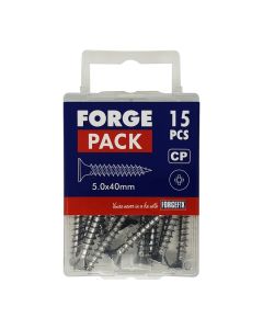 FPMPS430CP FORGEPACK MULTI PURPOSE SCREW CHROME 4.0 X 30MM [PK X 30]