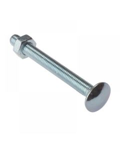 TIMCB875 FORGEFIX BZP STL CARR BOLT/NUT SQCUP HEX BOLT/NUT 75MM X M8