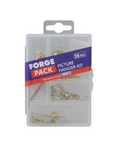 FPPICTSET FORGEPACK PICTURE HOOKS & NAILS [28PCE PACK]