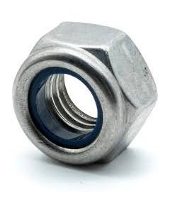 NYLOC12SS FORGEFIX STAINLESS STEEL A2 NYLOC NUT M12 [PRICE PER 10]