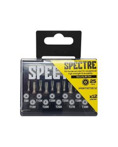 SPEBITSETSEC12 SPECTRE SECURITY BIT SET 12PC