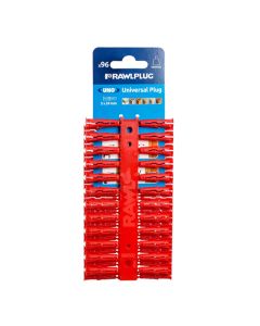 (C) NP68520 RAWL RED UNO PLASTIC PLUGS [SPRUCE X 96]