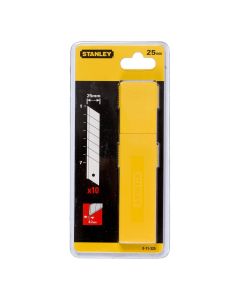 STA011325 STANLEY SNAP OFF BLADES 25MM [PK X 10] 0-11-325