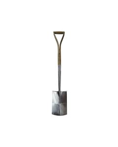 FAI/FULL PRESTIGE STAINLESS STEEL DIGGING SPADE ASH HANDLE