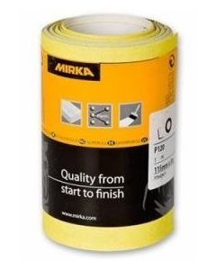 4181 MIRKA PREM YELLOW AL OXIDE PAPER 5MTR ROLL 80 GRIT