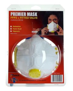 (C) TEMBE P13007 PREMIER MASK FFP3 WITH VALVE [2 PACK]