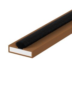 LP1004/SS LORIENT INTUMESCENT SMOKE & FIRE BRUSH SEAL  10mm X 4mm X 2.1M BROWN