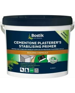 BOSTIK PLASTERER'S GRIT PRIMER PLASPRIME TECHNOLOGY GREEN 5LTR