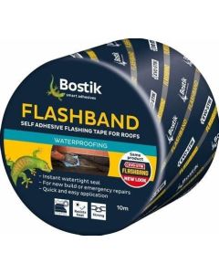 (C) BOSTIK SELF ADHESIVE FLASHBAND TAPE ORIGINAL X 10M GREY 100MM