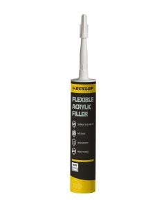 DUNLOP CAULK FLEXIBLE ACRYLIC FILLER CARTRIDGE 310ML