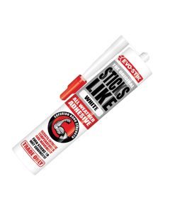 EVOSTIK 30619750 STICKS LIKE-ALL WEATHER ADHESIVE WHITE 290ML