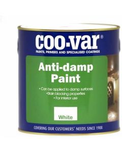 COOVAR ANTI-DAMP PAINT WHITE 2.5LTR