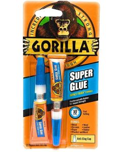 4044101 GORILLA SUPER GLUE [2 X 3G] D/PACK