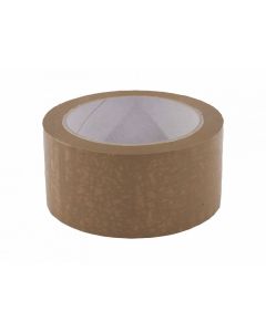 *CLEARANCE* BROWN VINYL PARCEL TAPE 48MM X 66MTR ROLL