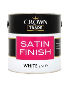 5074312 CROWN TRADE FINISH SATIN WHITE 2.5LTR