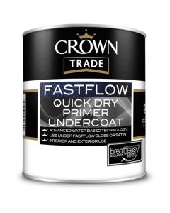 5090817 CROWN TRADE FASTFLOW QUICK DRY PRIMER/UCOAT CHARCOAL GREY 1LTR