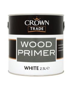 5027071 CROWN TRADE WOOD PRIMER WHITE 2.5LTR