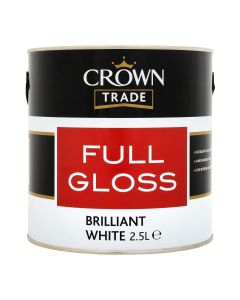 5026989 CROWN TRADE GLOSS BRILLIANT WHITE 2.5LTR