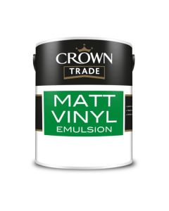 5024050 CROWN TRADE MATT EMULSION MAGNOLIA 2.5LTR