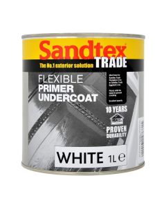 5041047 SANDTEX FLEXIBLE PRIMER/UNDERCOAT WHITE 1LTR