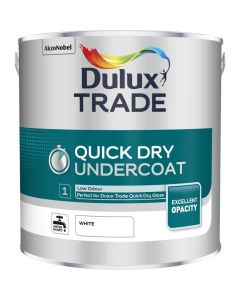 (C) 5220151 DULUX TRADE QUICK DRY UNDERCOAT WHITE 2.5LTR