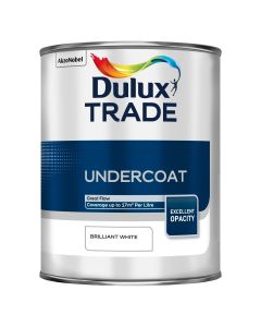 5183283 DULUX TRADE UNDERCOAT BRILLIANT WHITE 1LTR