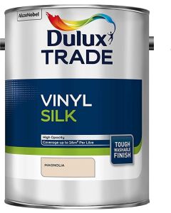 5091639 DULUX TRADE VINYL SILK MAGNOLIA 5LTR