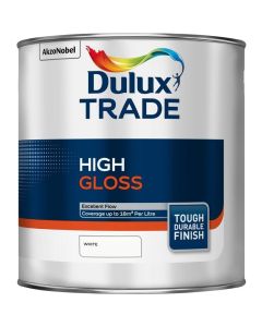 5089681 DULUX TRADE HIGH GLOSS WHITE 2.5LTR