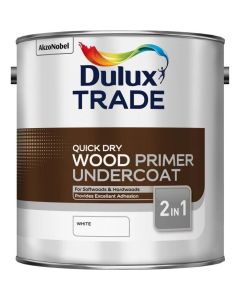 (C) 5183384 DULUX TRADE WOOD PRIMER WHITE 2.5LTR