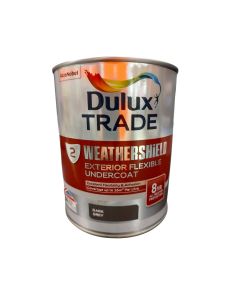 5180256 DULUX TRADE WEATHERSHIELD EXTERIOR UNDERCOAT DARK GREY 1LTR