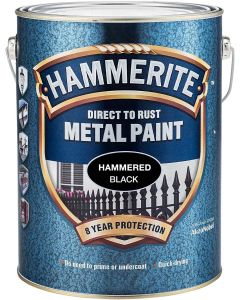 5084795 HAMMERITE HAMMERED METAL PAINT BLACK 2.5LTR