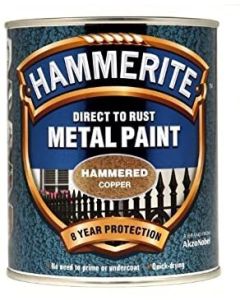 5092956 HAMMERITE SMOOTH METAL PAINT WHITE 750ML