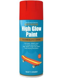 AE0010001E8 RUST-OLEUM HIGH GLOW PAINT RED - ORANGE MATT 400ML