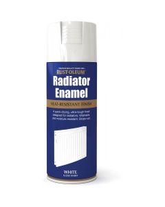 AE0060001E8 RUST-OLEUM RADIATOR ENAMEL WHITE GLOSS 400ML