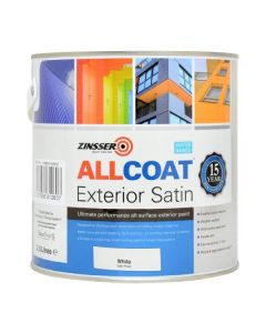 ZN7200002C1 ZINSSER ALLCOAT EXTERIOR SATIN WHITE 2.5LTR