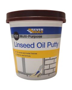 EVERBUILD MPBN1 101 MULTI PURPOSE LINSEED PUTTY BROWN 1KG