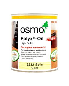 OSMO 3232C POLYX HARDWAX  OIL SATIN RAPID 750ml