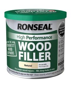 (C) RONSEAL 35304 HIGH PERFORMANCE WOOD FILLER NATURAL 550G TUB