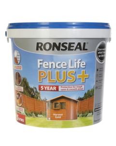 RONSEAL FENCE LIFE PLUS HARVEST GOLD 5LTR