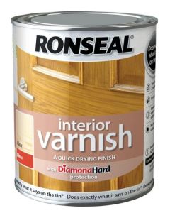 RONSEAL TRADE 38549 INTERIOR CLEAR GLOSS VARNISH 750ML