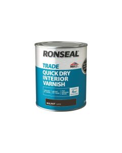 RONSEAL TRADE 38545 INTERIOR SATIN VARNISH WALNUT 750ML